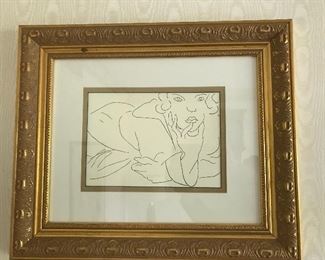 Framed Picasso Print