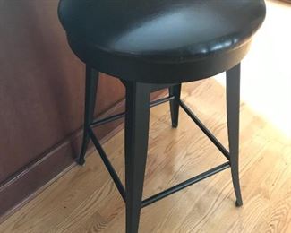 Leather top Stool