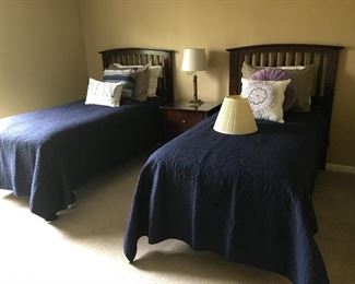 Twin Beds with Headboards