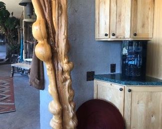 Unique wood decor. $400