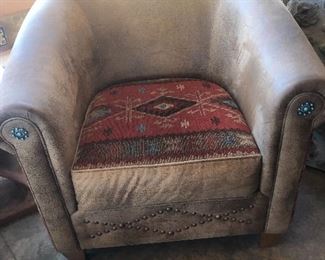 Chair - has matching sofa. Living room sofa-chair set is $800. In very good condition.