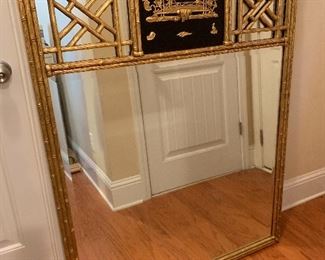 Fabulous Vintage Chinoisserie mirror