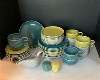 Vintage Russel Wright dishes, 56 pcs