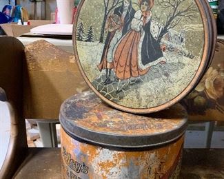 Antique Christmas Tins