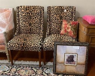 Newly upholstered Vintage Chairs