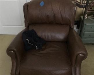Super condition leather recliner
