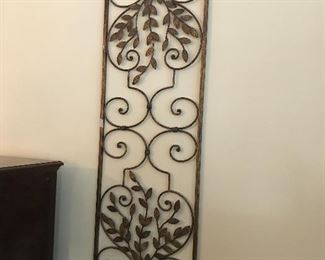 Handsome wall accent piece.