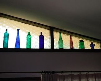 Various glass bottles