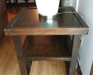 End table & lamp