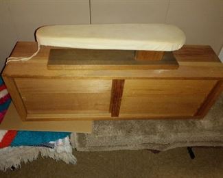 Mini Ironing board
Storage cabinet