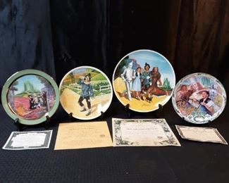 Collectors plates The Wizard of Oz
