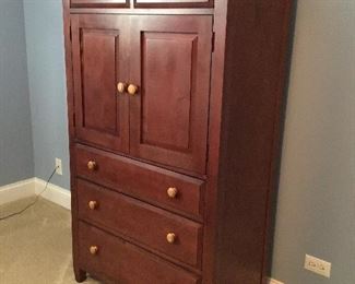 Ethan Allen Tall Dresser Blonde Top