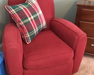 Red Chair from ROWE Furniture