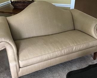 Ethan Allen Goldish Couch 70” x 32” deep