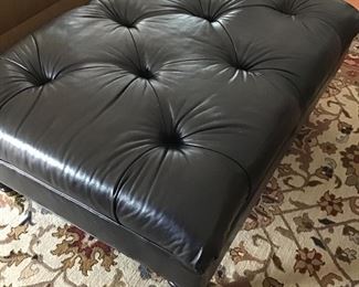 Large Leather Ottoman 40” x 28”