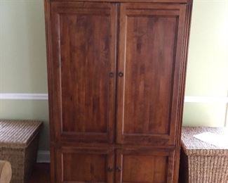 Large Armoire Entertainment Center Ethan Allen
