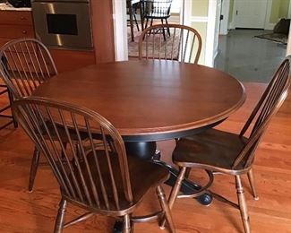Beautiful Kitchen Table from Ethan Allen with Four Chairs from Tom’s Price Nichols and Stone