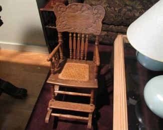 Vintage rocker/high chair