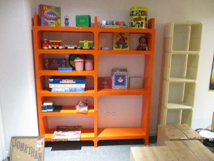 Plastic Bookcase by Olaf von Bohr for Kartell