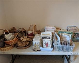 baskets and sewing and crafting patterns