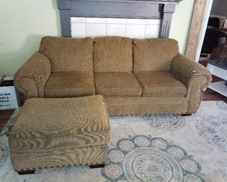 Sofa and ottoman 