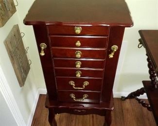 Tall jewelry box