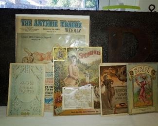 Old advertisements and miscellaneous