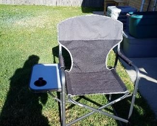 Folding chair and table