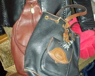 2 leather purses