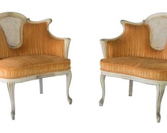 Orange french chairs