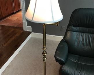 STICKLEY Swivel Brass Floor Lamp