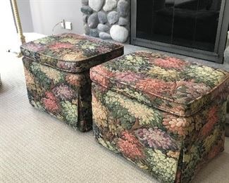Pair of Decorative Ottomans