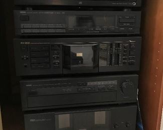 SONY CD, YAMAHA Tuner & Amps