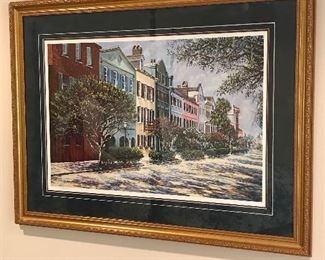 Charleston, "Rainbow Row" Print