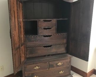 Interior of ETHAN ALLEN Armoire