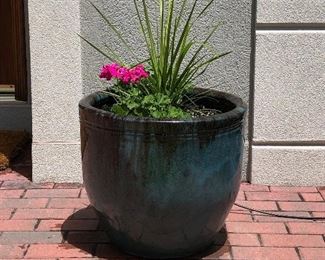 1 of 2 Outdoor Pottery Planters