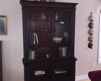 Stepback Cabinet $200. We have a delivery person available to move this item on Saturday within 20 miles for $150.
