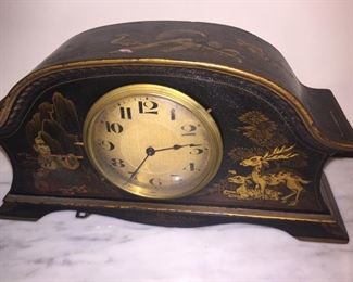 Bruner Chinoiserie Mantel Clock $60