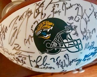 Jaguar 1999 Team signed Football