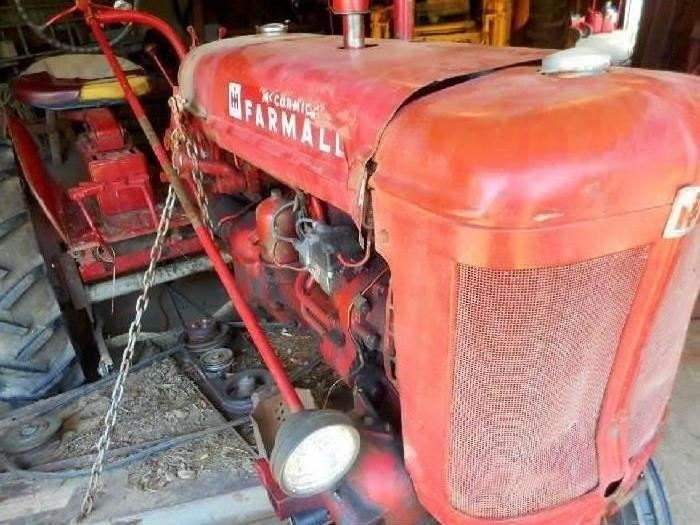 McCORMICK FARMALL TRACTOR with 72" MOWER DECK.  RUNNING.