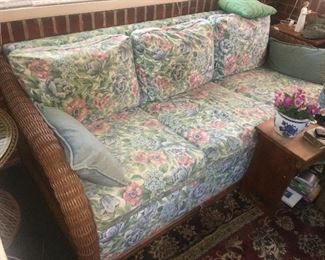 Wicker sofa