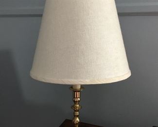 Table Lamp, brass base