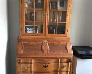Oak Secretary, gorgeous piece!
