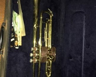 CONN Trumpet in case with two mouthpieces