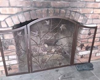 Ornate Fireplace Screen