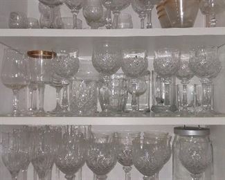 Assorted Glassware/Crystal