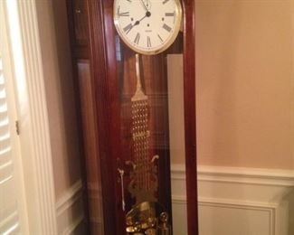 An impressive Howard Miller grandfather clock