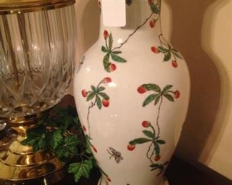 One of two impressive vases