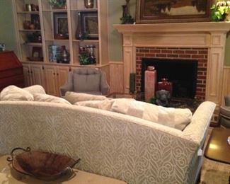 Another light colored sofa