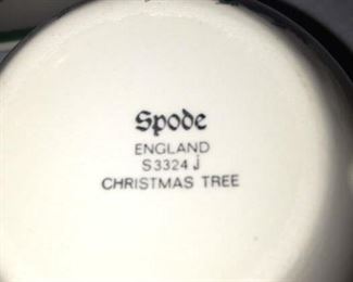 English Spode "Christmas Tree" 